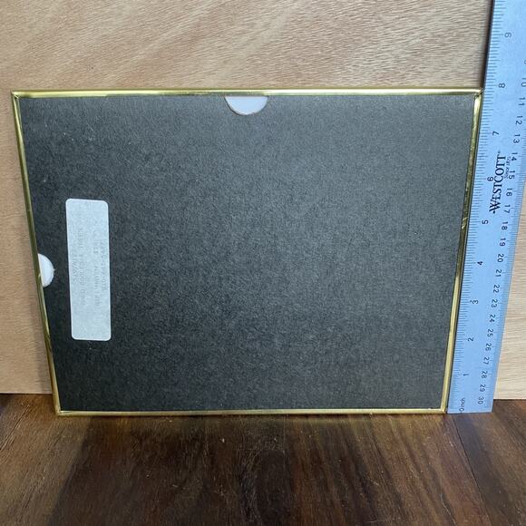 Bald Eagles & Trees #6122 Lenticular Holographic Dufex Foil 8x10 Framed Art VTG - Picture 5 of 6